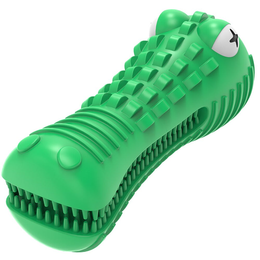 Tough Squeaky Crocodile Dog Toy