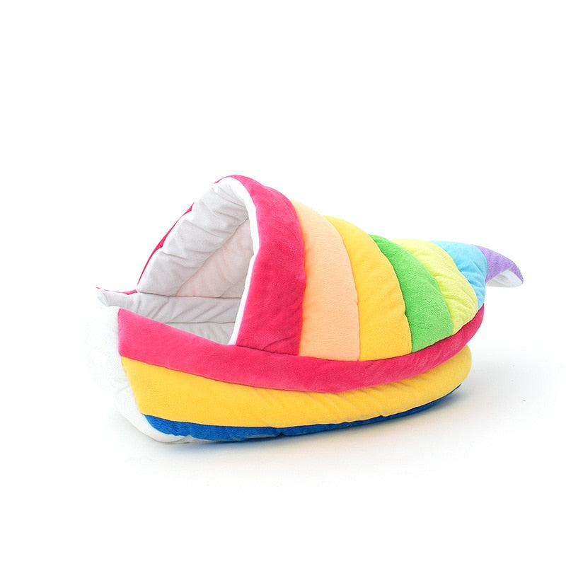 Rainbow Boat Pet Sofa Bed